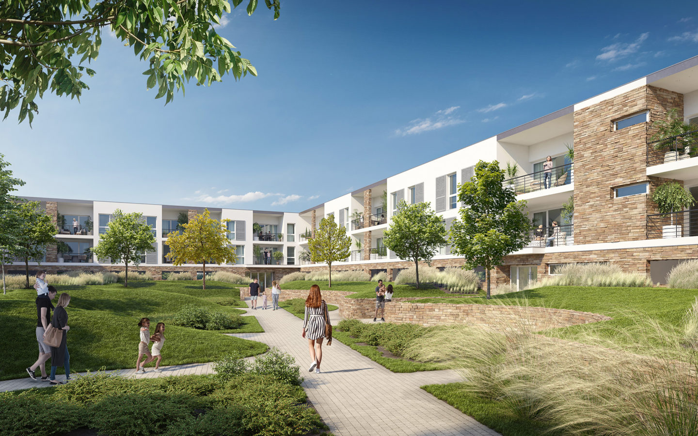 Apartments in Chartres, France.